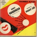 Portada de Benny Goodman with Peggy Lee