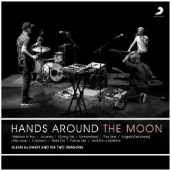 Hands around the moon