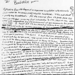Kurt Cobain's Suicide Notes