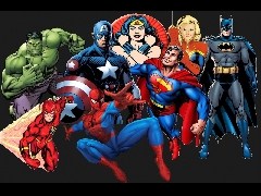 De boliche en boliche de Superheroes