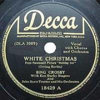 Canción 'White Christmas' interpretada por Bing Crosby Canción 'White Christmas' interpretada por Bing Crosby