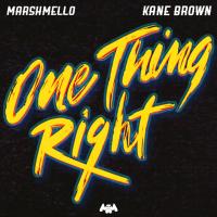ONE THING RIGHT, letra y canción de Marshmello ONE THING RIGHT letra MARSHMELLO