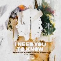 I Need You To Know I Need You To Know de Armin van Buuren