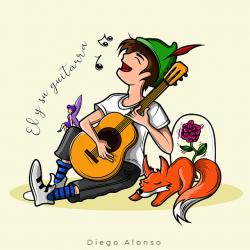 Él y su guitarra