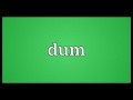Dum