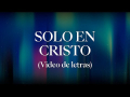 Solo En Cristo