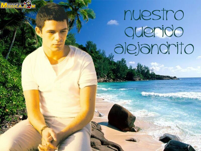 Fondo de pantalla de Alejandro Sanz