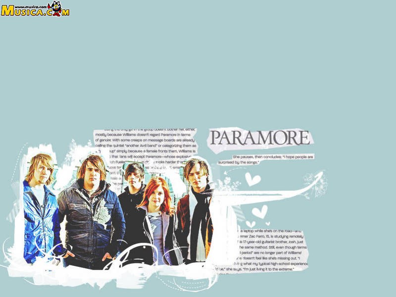 Fondo de pantalla de Paramore