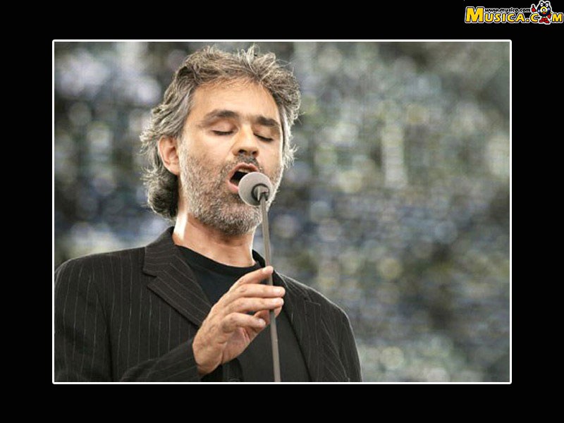 Fondo de pantalla de Andrea Bocelli