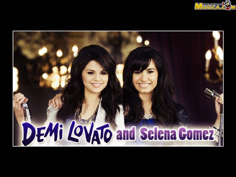 Fondo de pantalla de Demi Lovato feat Selena Gomez