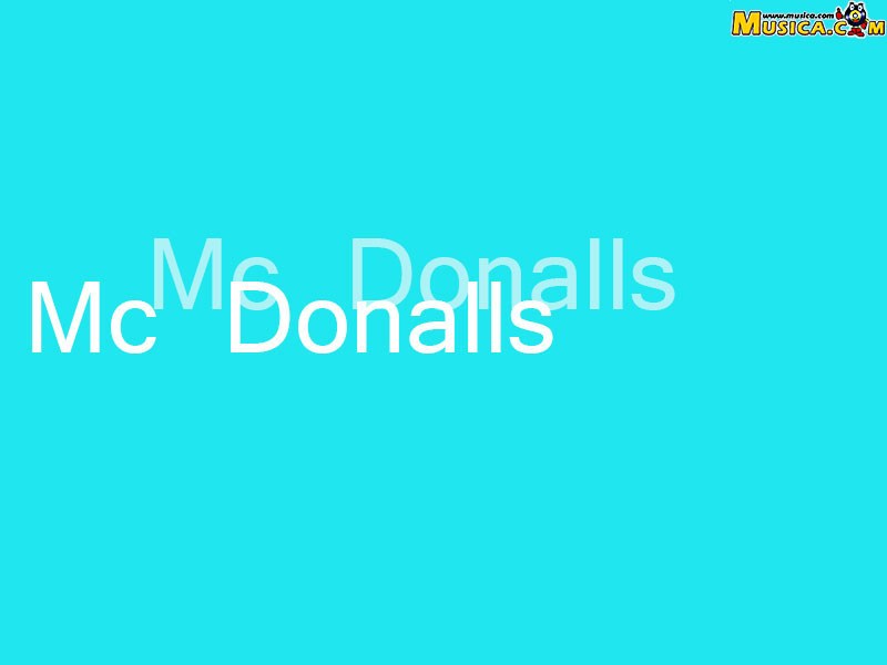 Fondo de pantalla de Mc Donalls