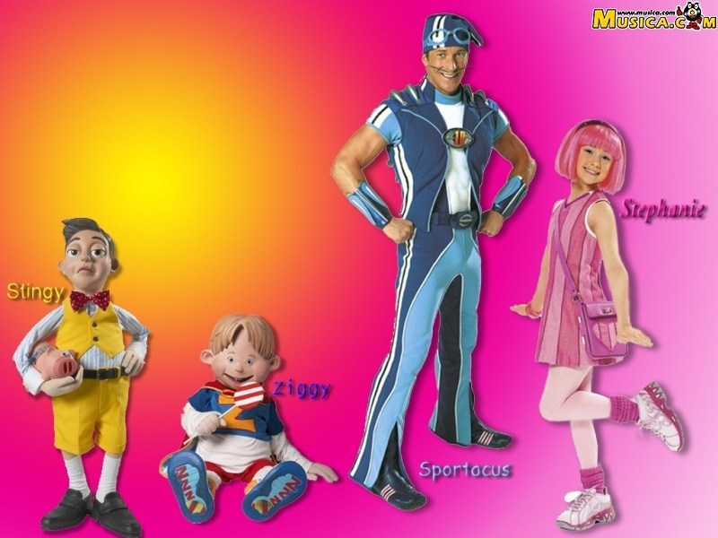 Fondo de pantalla de Lazy Town