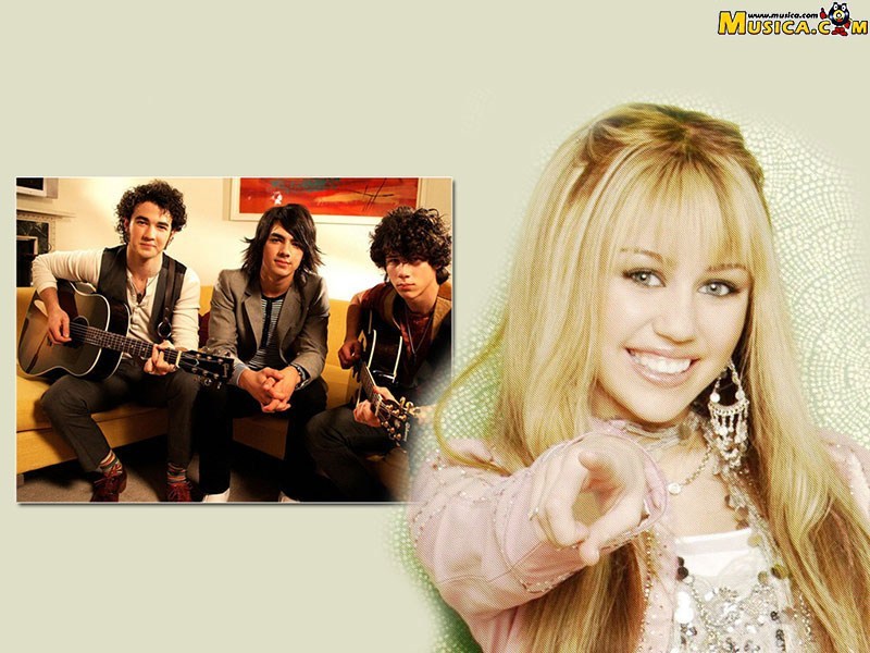 Fondo de pantalla de The Jonas Brothers Feat Hannah Montana