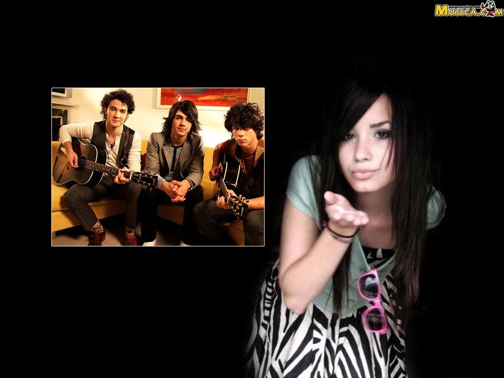Fondo de pantalla de The Jonas Brothers feat Demi Lovato