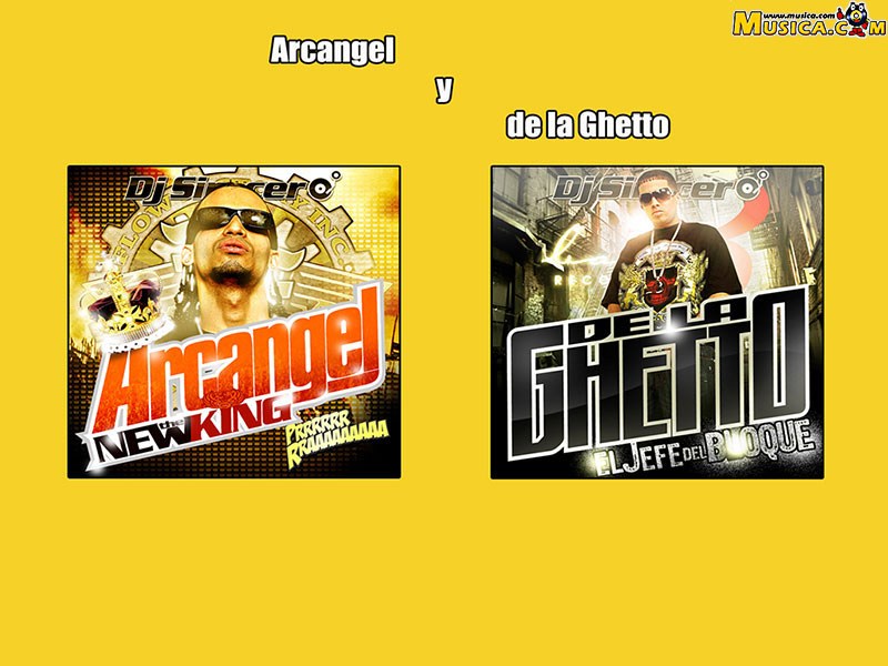 Fondo de pantalla de Arcangel y De La Ghetto