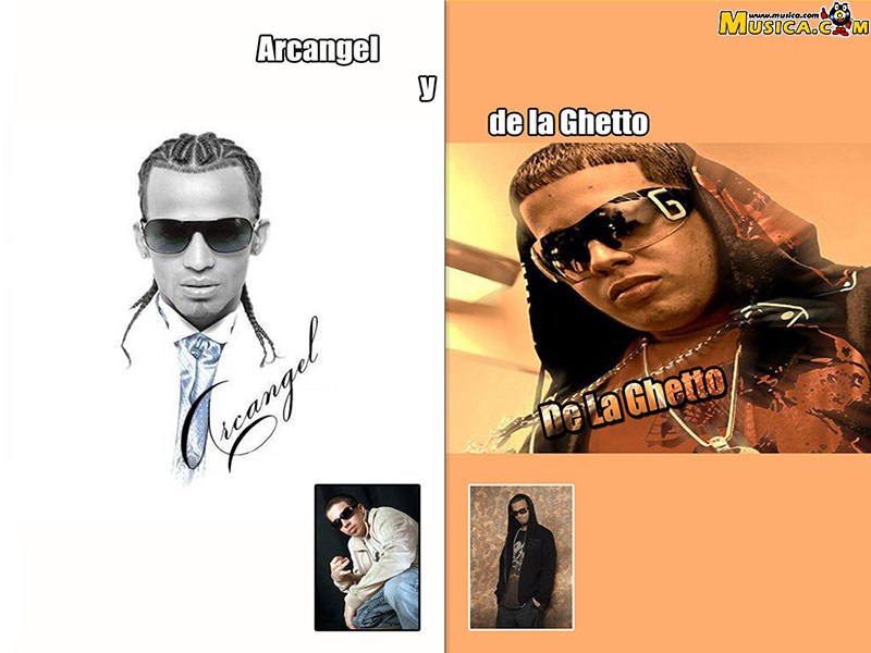 Fondo de pantalla de Arcangel y De La Ghetto