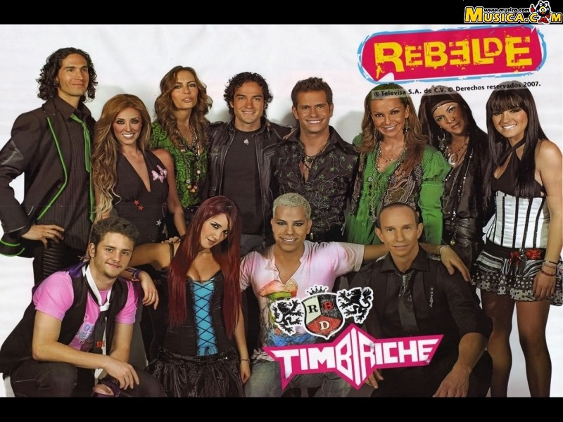 Fondo de pantalla de Timbiriche y RBD