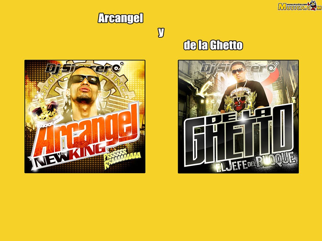 Fondo de pantalla de Arcangel y De La Ghetto