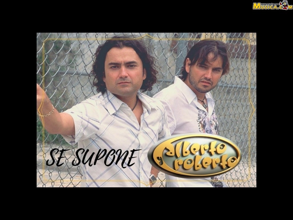 Fondo de pantalla de Alberto y Roberto