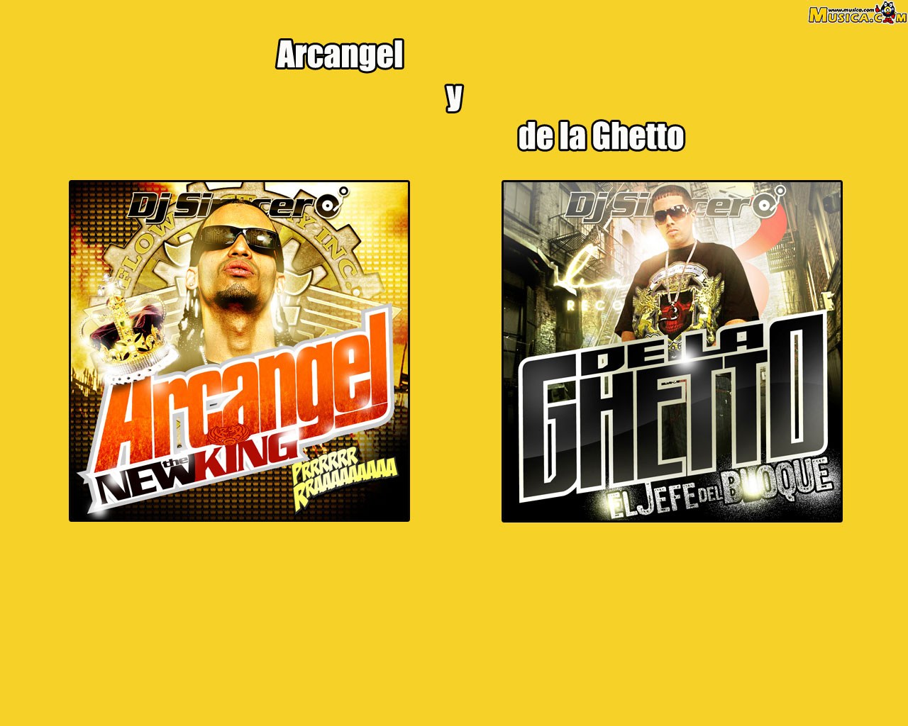 Fondo de pantalla de Arcangel y De La Ghetto