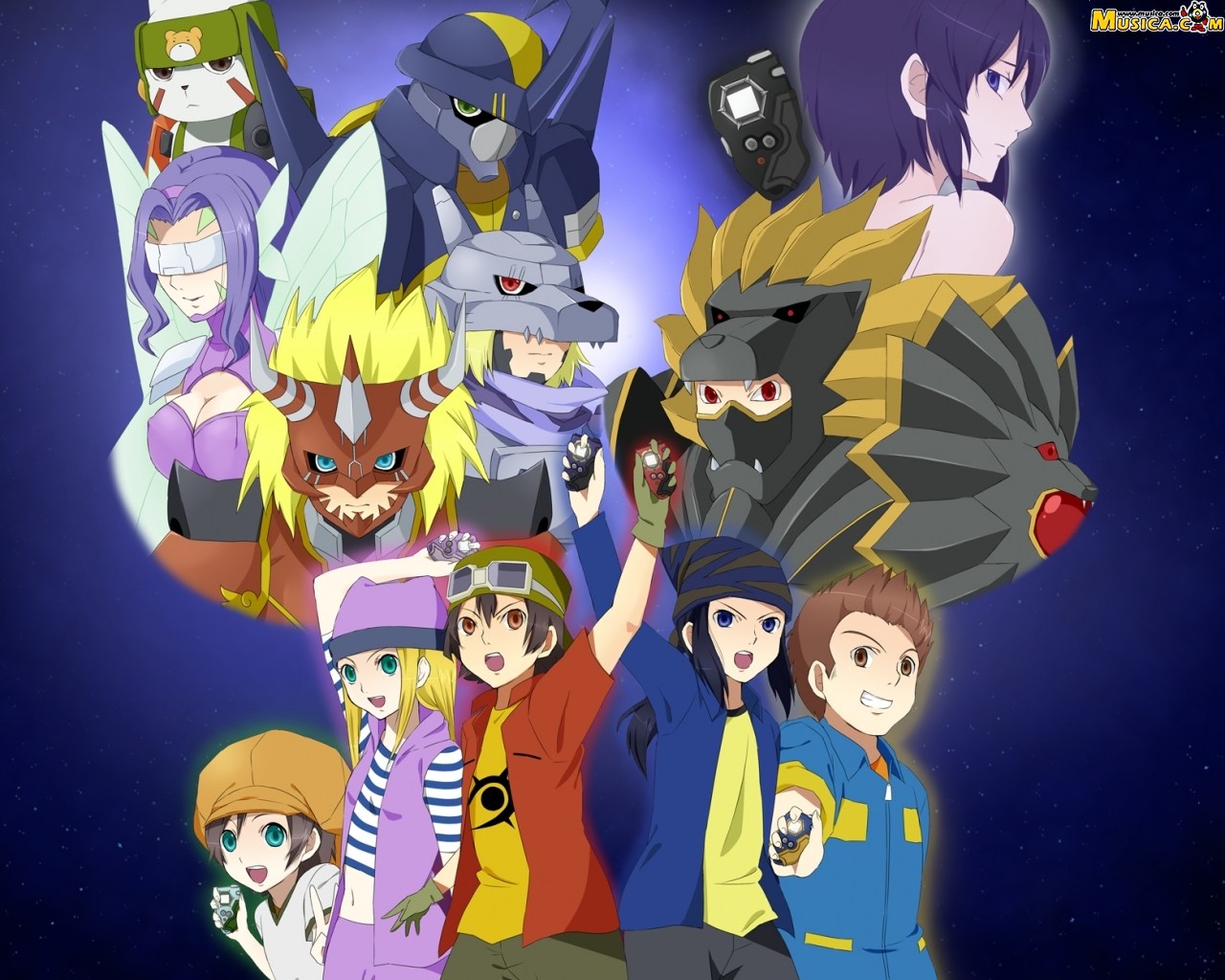 Fondo de pantalla de Digimon Frontier