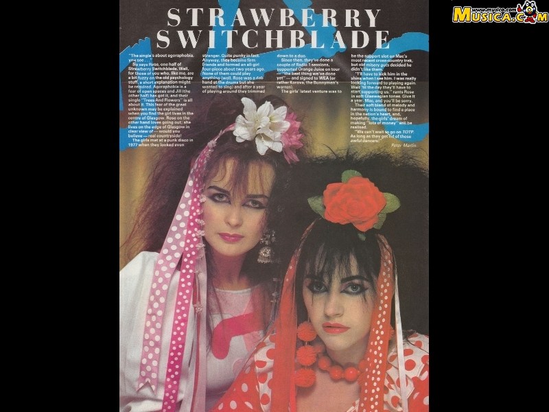 Fondo de pantalla de Strawberry Switchblade