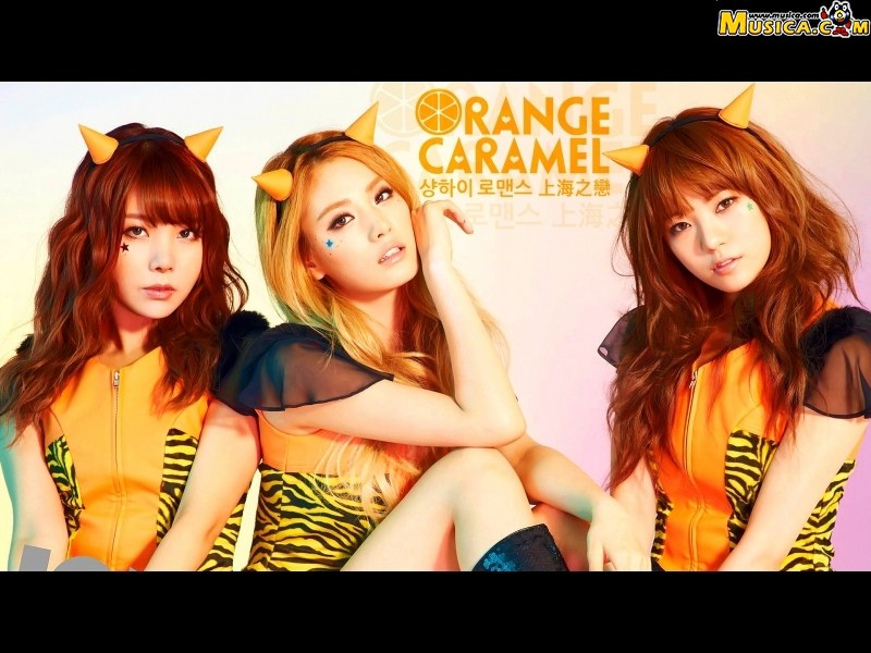Fondo de pantalla de Orange Caramel