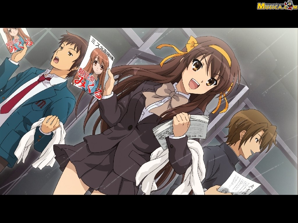 Fondo de pantalla de Suzumiya Haruhi no Yuuutsu