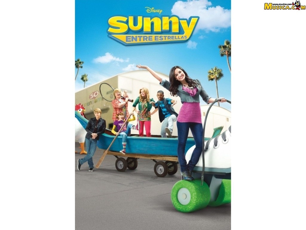 Fondo de pantalla de Sunny entre estrellas