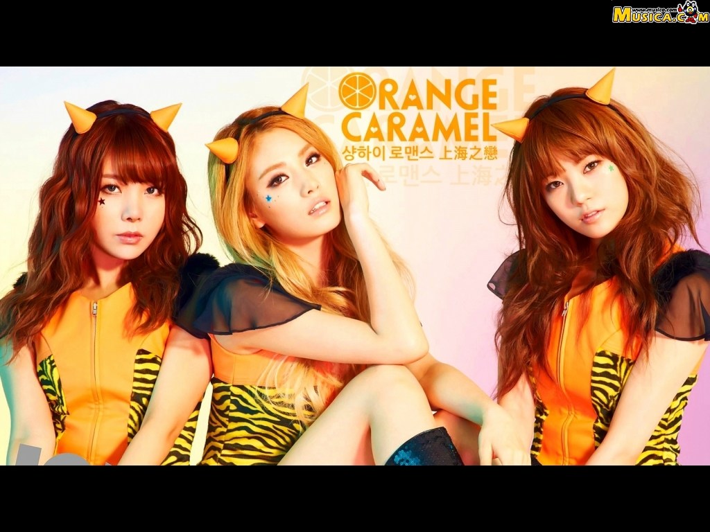 Fondo de pantalla de Orange Caramel