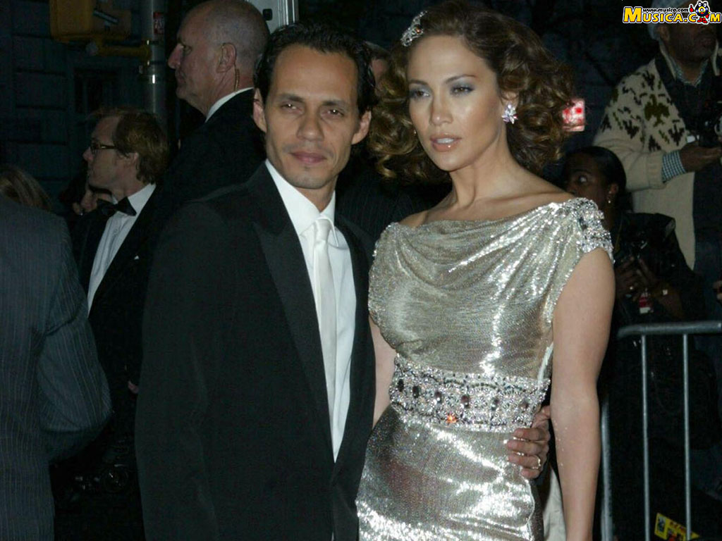 Fondo de pantalla de Jennifer Lopez & Marc Anthony