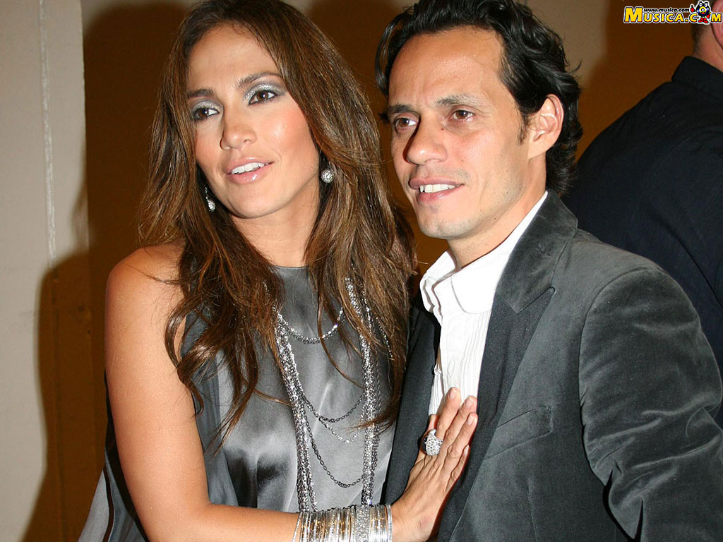 Fondo de pantalla de Jennifer Lopez & Marc Anthony