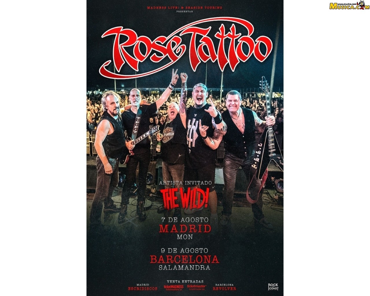 Fondo de pantalla de Rose Tattoo