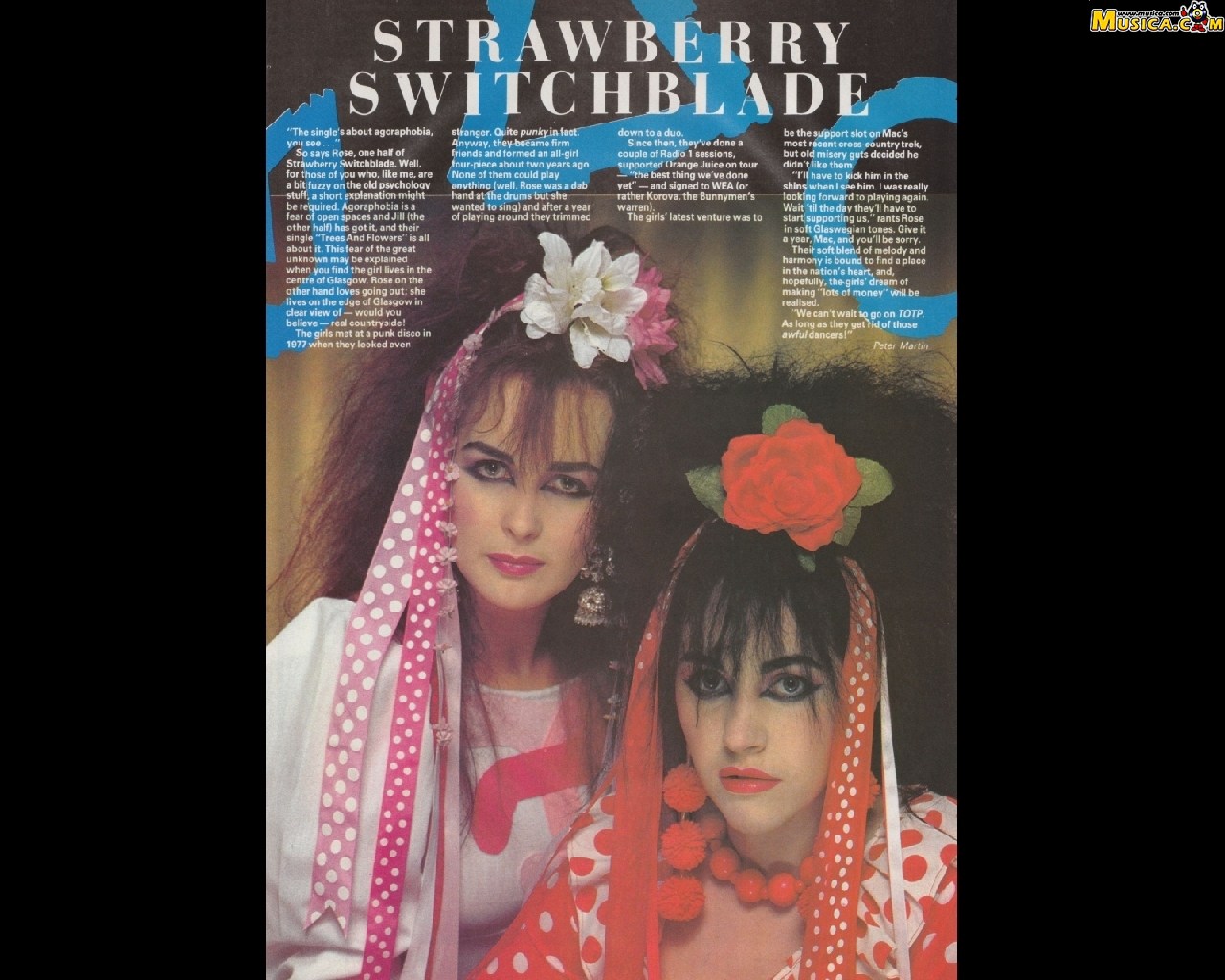 Fondo de pantalla de Strawberry Switchblade