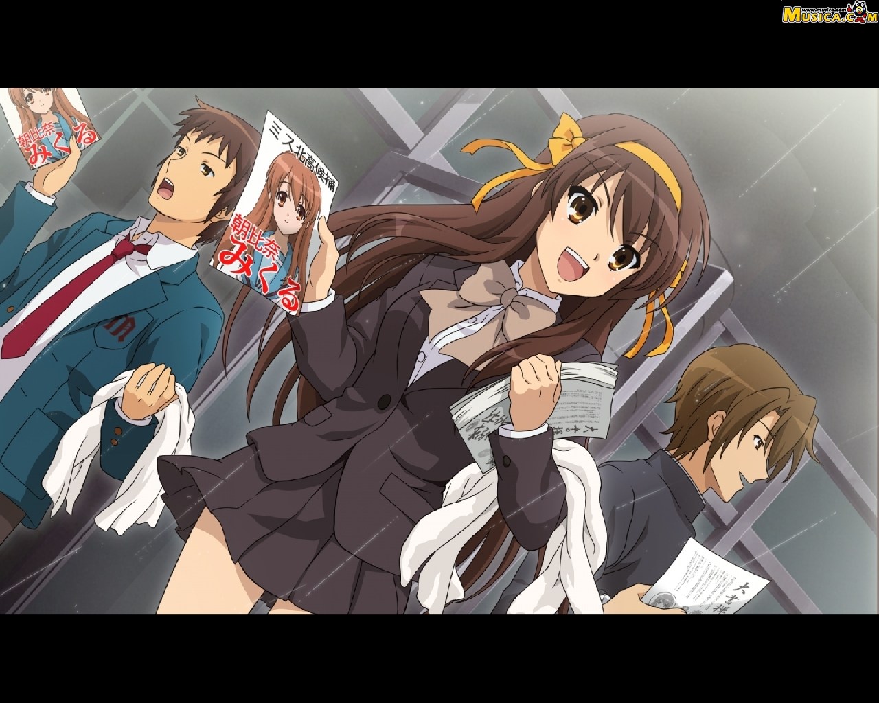 Fondo de pantalla de Suzumiya Haruhi no Yuuutsu