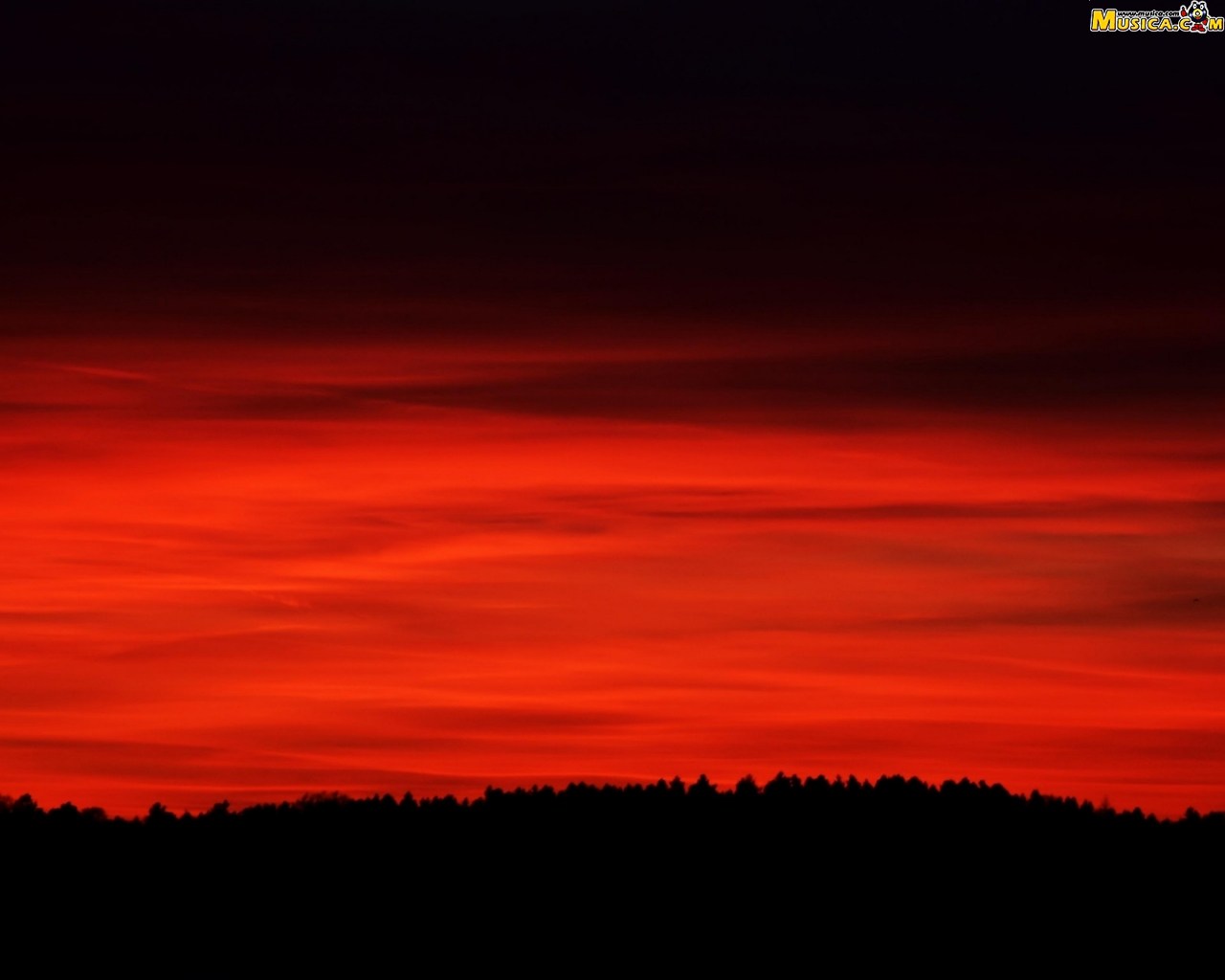 Fondo de pantalla de Cielo Rojo