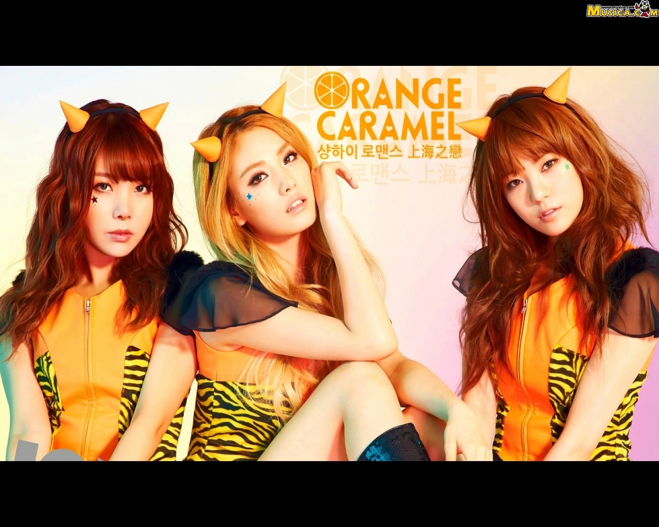 Fondo de pantalla de Orange Caramel