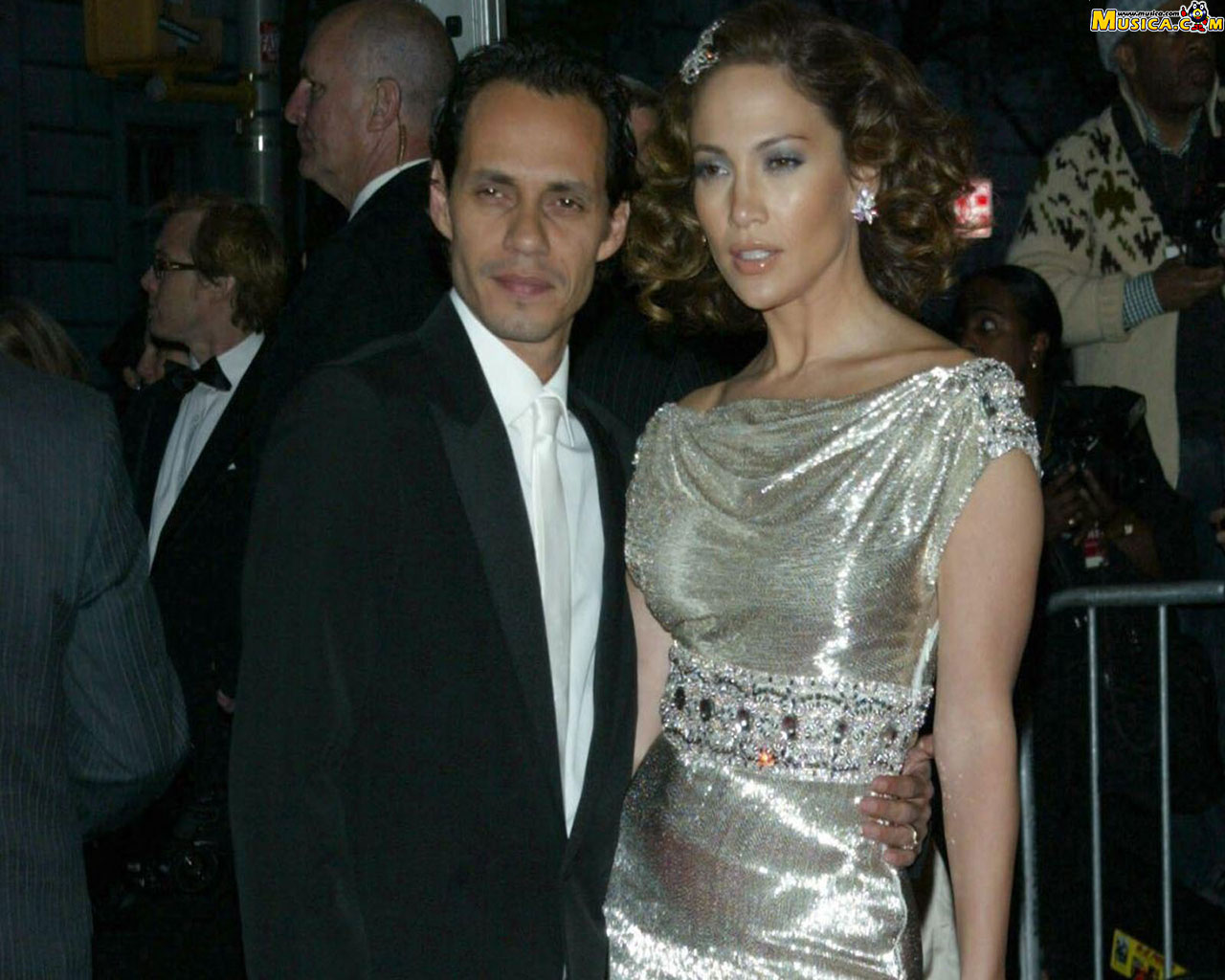 Fondo de pantalla de Jennifer Lopez & Marc Anthony